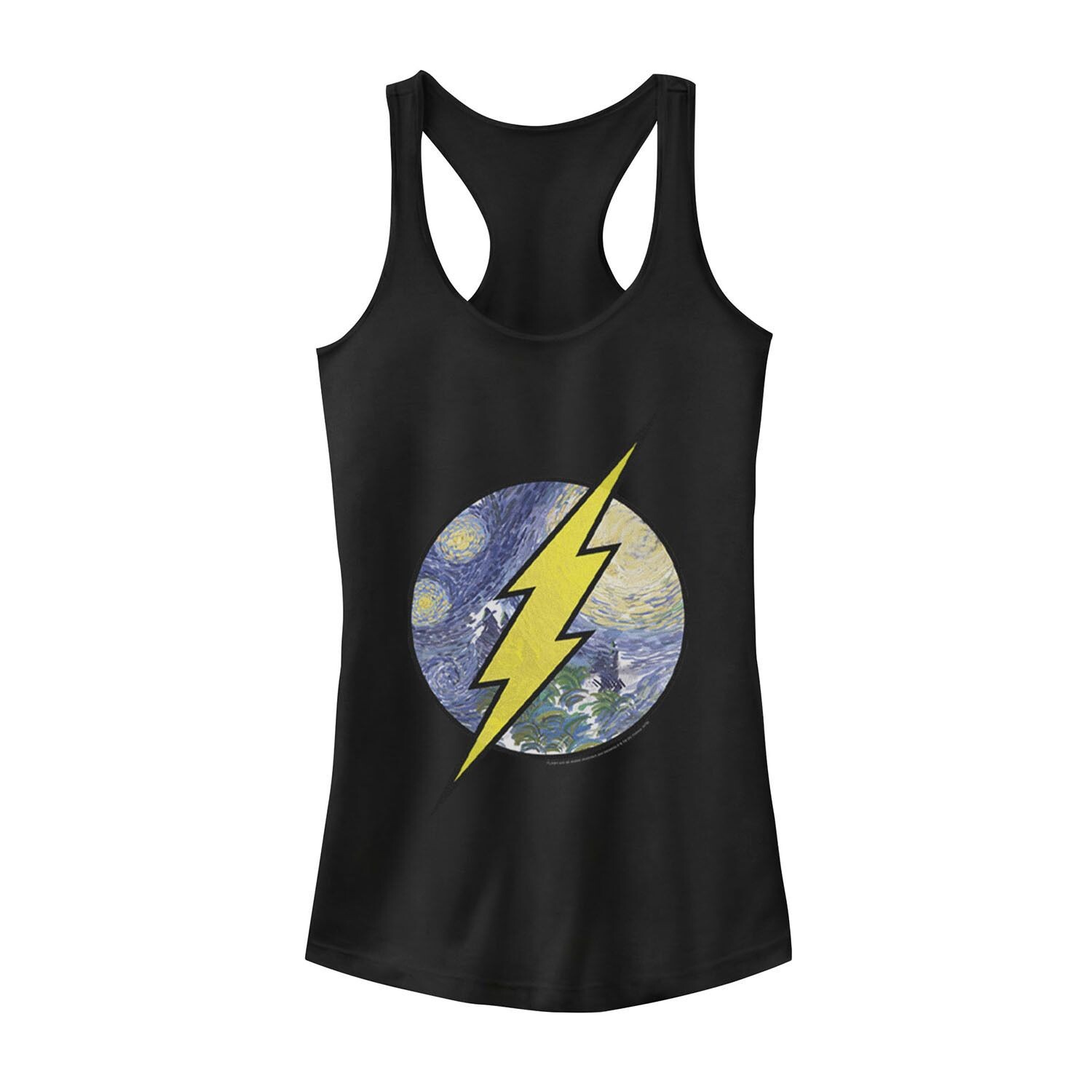

Майка с логотипом DC Comics Flash Starry Night для юниоров Licensed Character