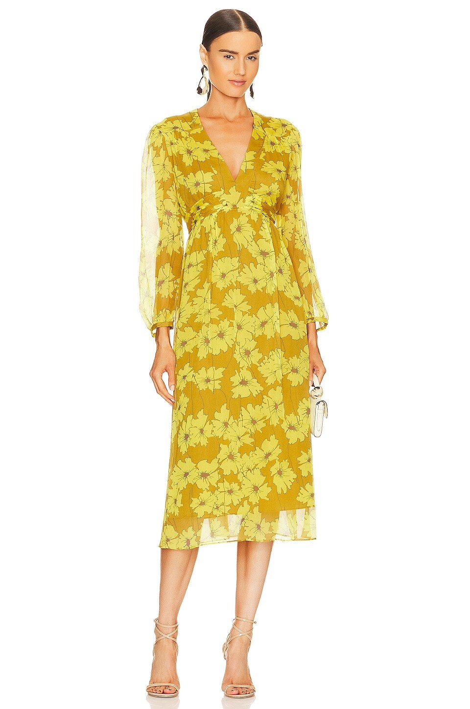 

Платье Joie Kaz, цвет Olive Oil Multi