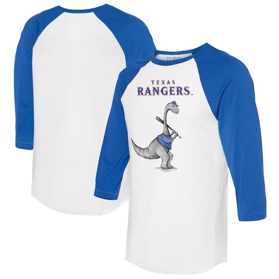 

Футболка с длинным рукавом Tiny Turnip Texas Rangers, белый