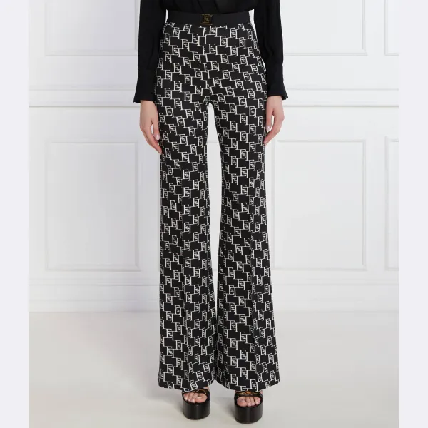 

Расклешенные брюки Elisabetta Franchi, черный