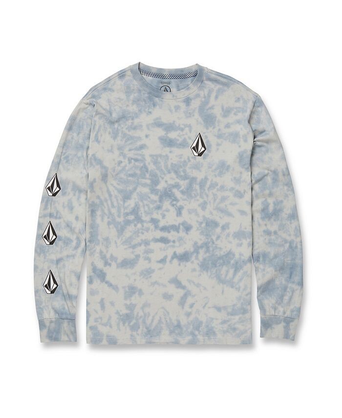 

Мужская футболка с длинным рукавом Iconic Stone Dye Volcom, синий