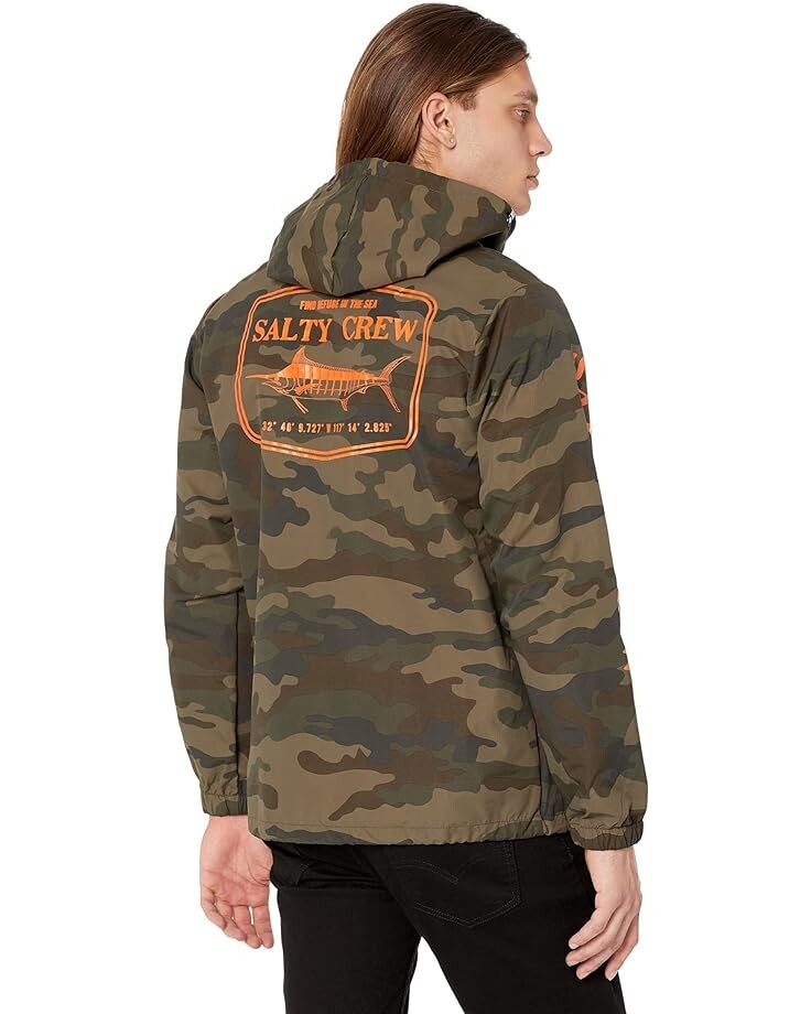 

Куртка Salty Crew Stealth Snap Jacket, цвет Camo