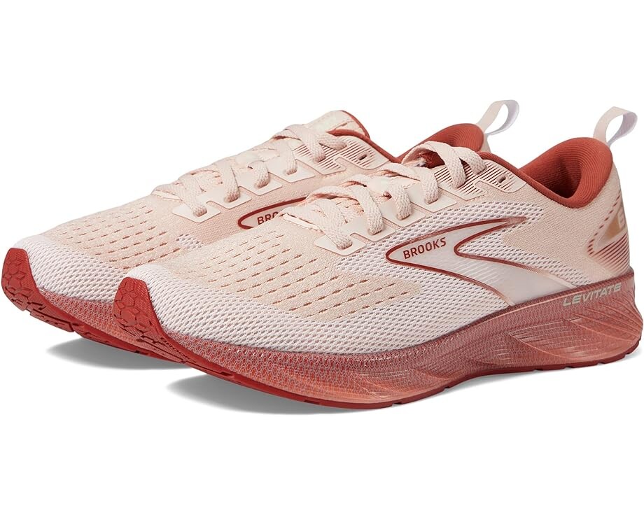 

Кроссовки Brooks Levitate 6, цвет Peach Whip/Pink