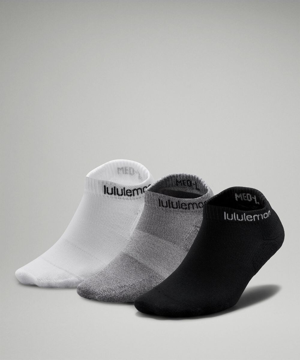

Женские носки до щиколотки на каждый день Stride Comfort 3 шт Lululemon, белый