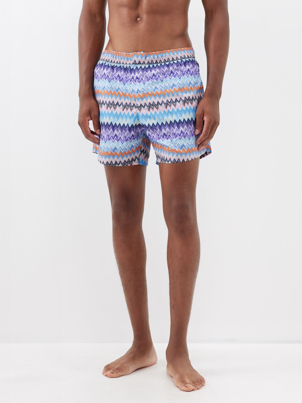 

Плавки-шорты с зигзагом Missoni Mare, синий