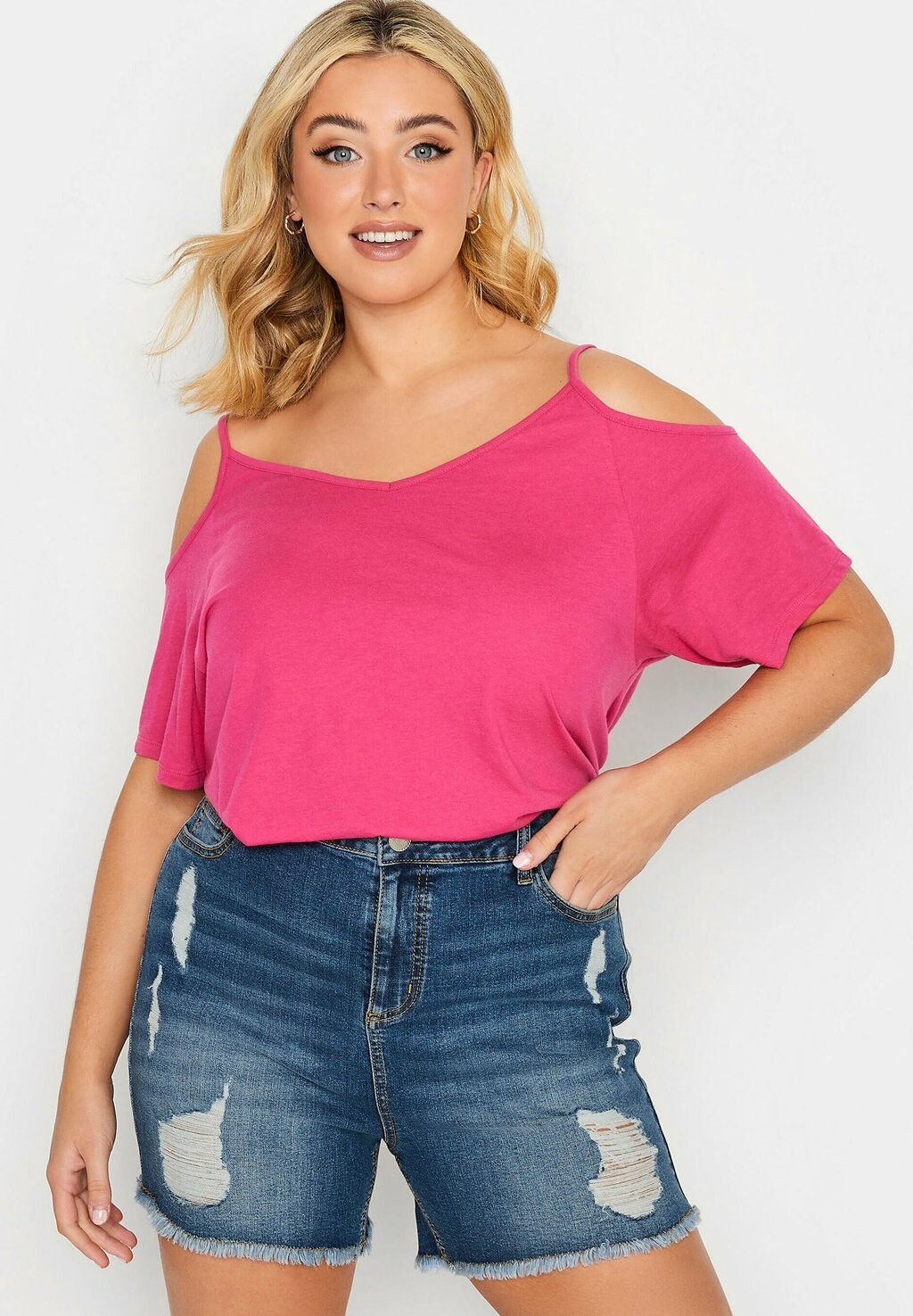 

Джинсовые шорты Yours Clothing, темно-синий