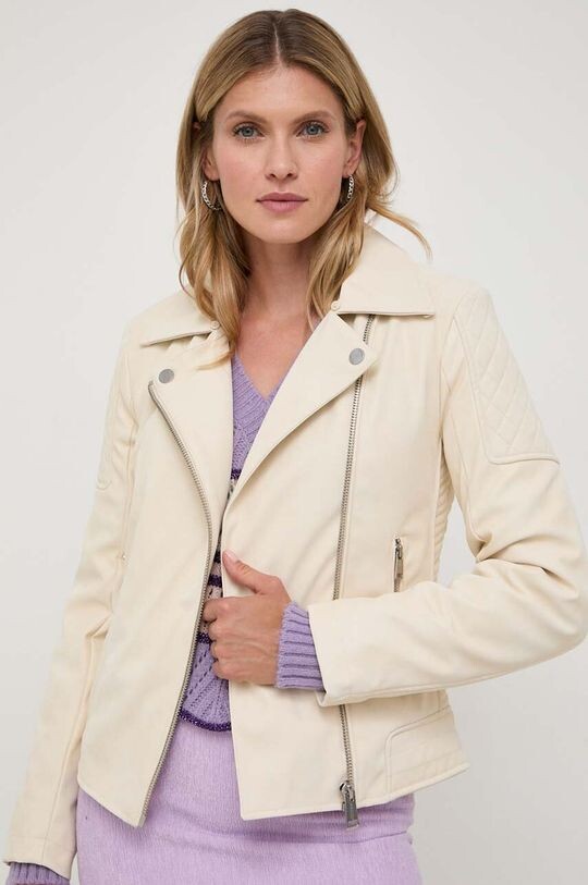 

Мотоциклетная куртка Guess, бежевый
