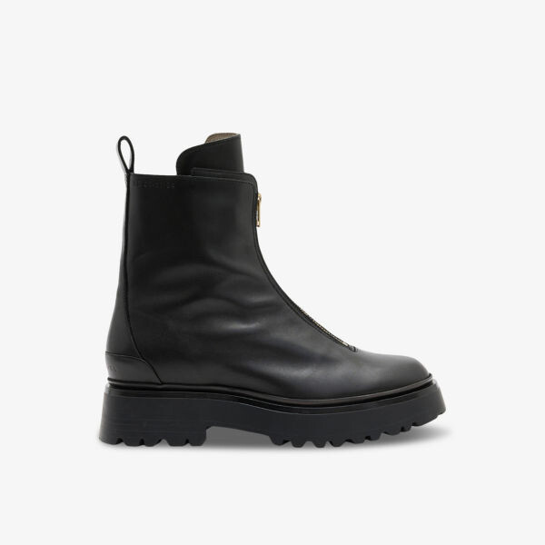 

Кожаные ботильоны ophelia с молниями Allsaints, черный