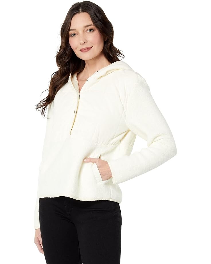 

Толстовка Mod-o-doc Knit Sherpa Long Sleeve Mix Media Hooded Pullover, слоновая кость, Бежевый, Толстовка Mod-o-doc Knit Sherpa Long Sleeve Mix Media Hooded Pullover, слоновая кость