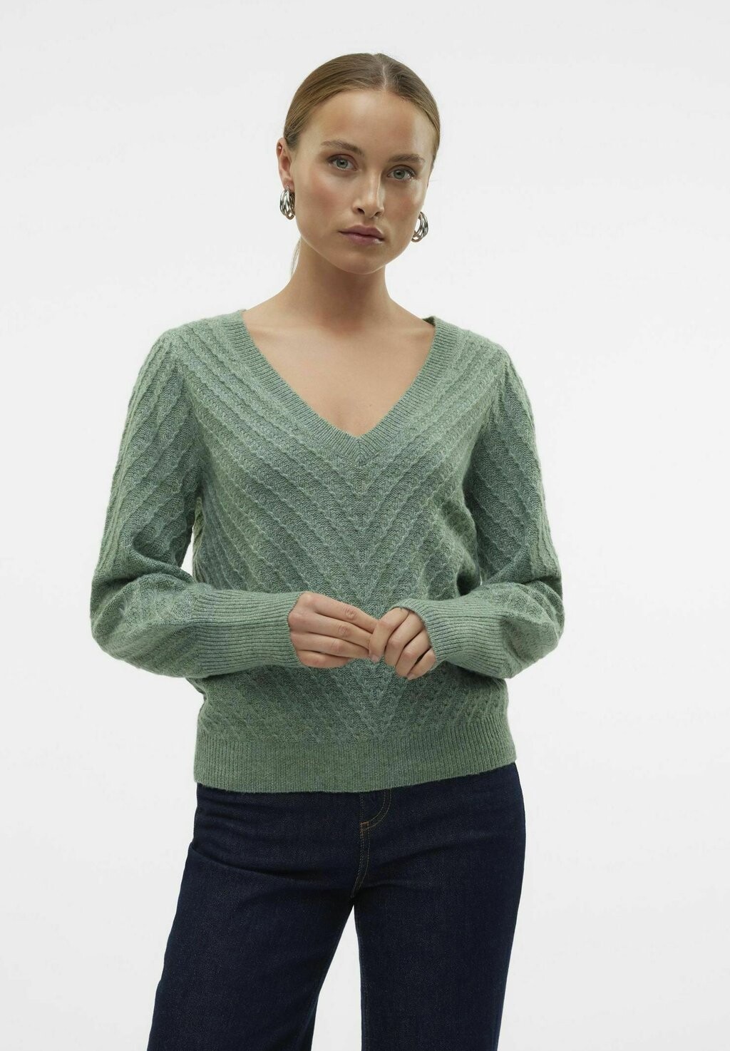 

Джемпер VMSTINNA Vero Moda, цвет Mottled Green