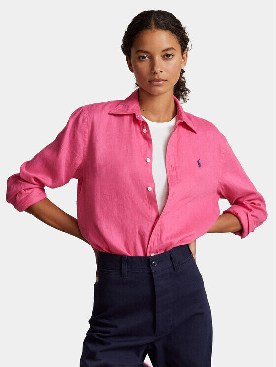 

Рубашка стандартного кроя Polo Ralph Lauren, розовый