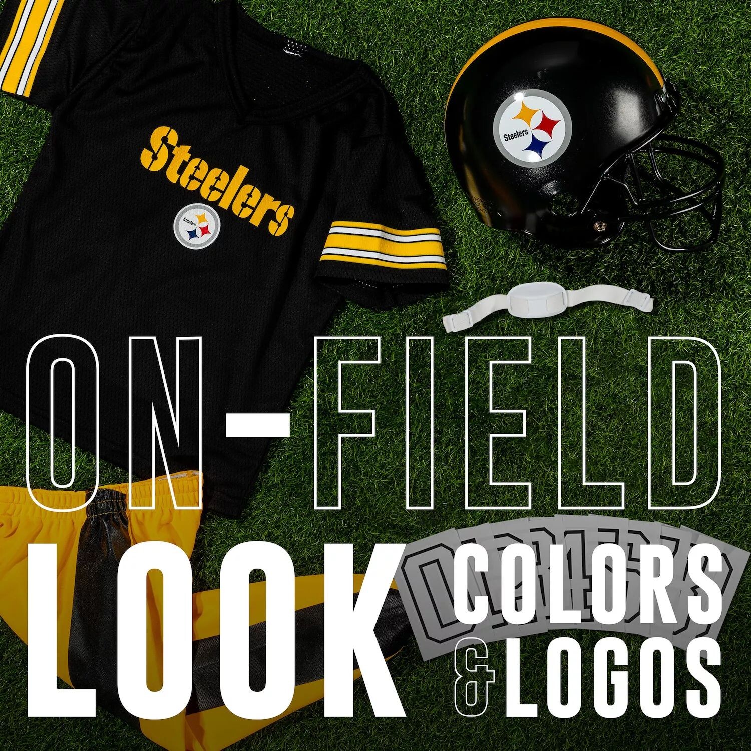 цена Детский комплект футбольной формы НФЛ Franklin Sports Pittsburgh Steelers Franklin Sports