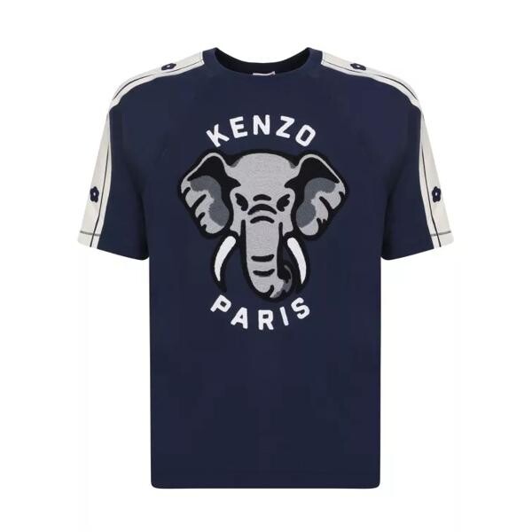 

Футболка elephant t-shirt Kenzo, синий
