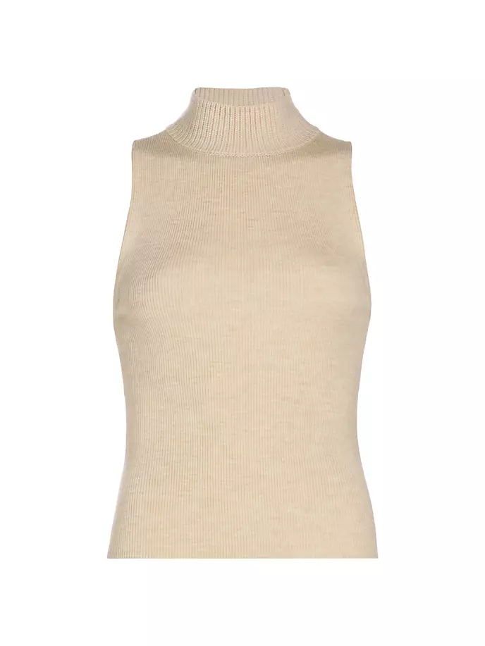 

Шерстяной топ без рукавов Darcey Alice + Olivia, цвет almond heather