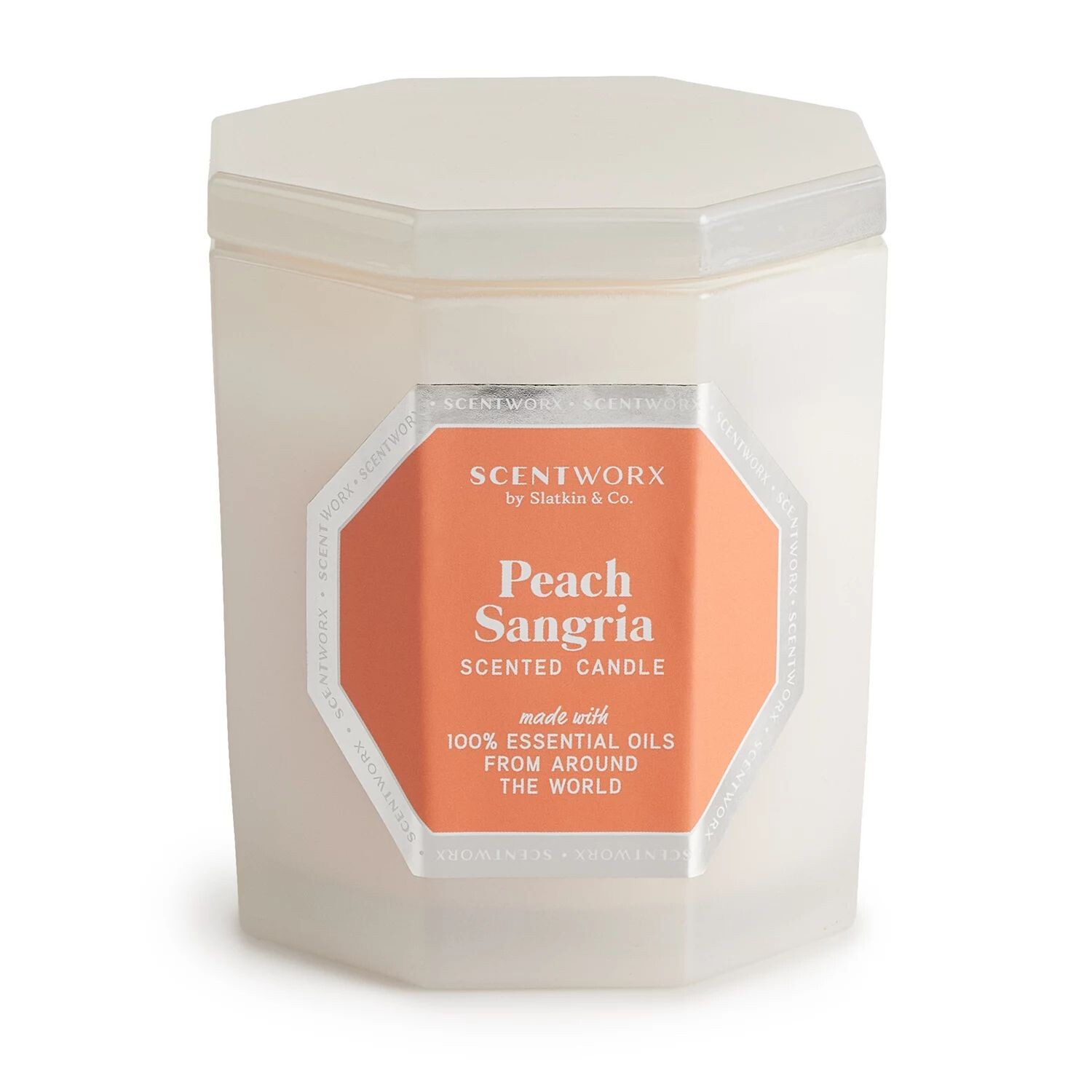 

Свеча ScentWorx от Slatkin & Co. Персиковая сангрия - 14,5 унций