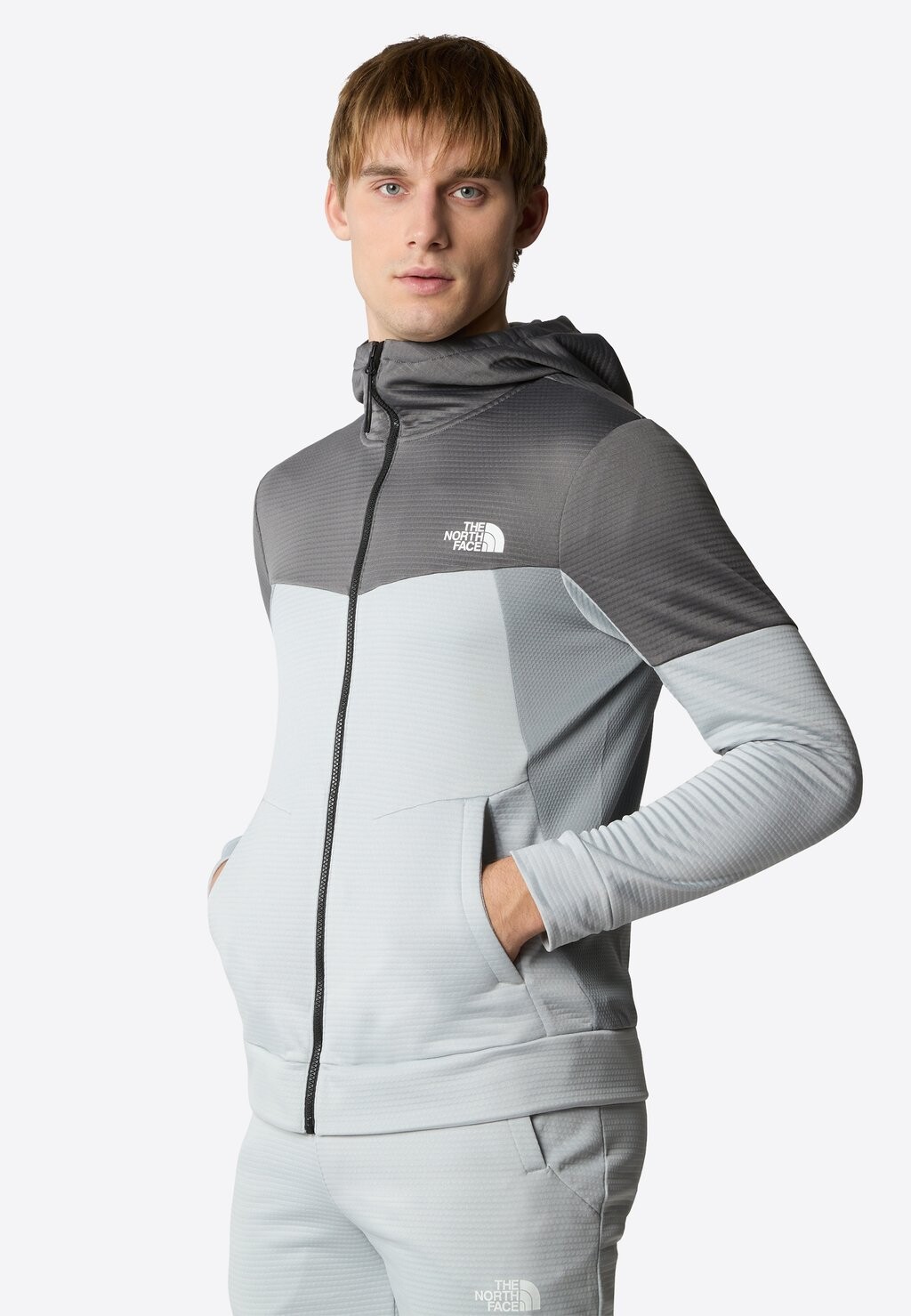

Флисовая куртка FULL ZIP The North Face, цвет high rise grey smoked p