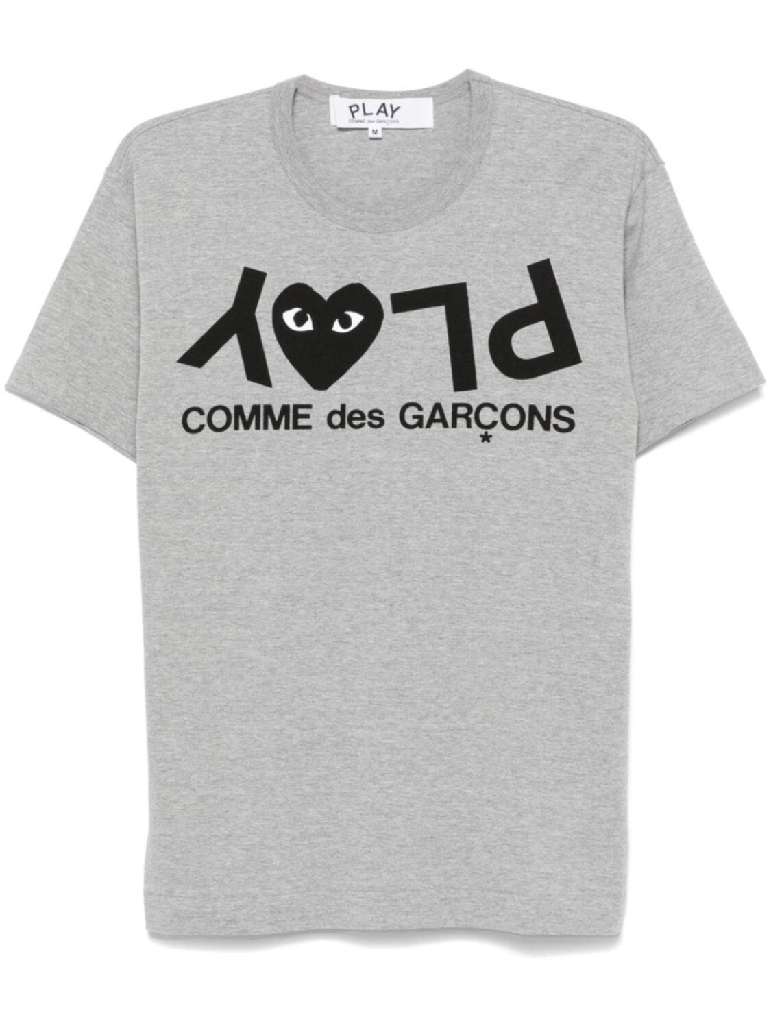 

Comme Des Garçons Play футболка с логотипом, серый