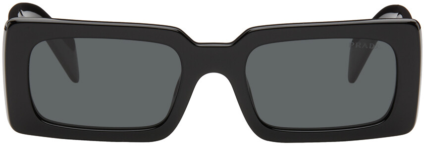 

Черные солнцезащитные очки с логотипом Prada Eyewear, цвет Black