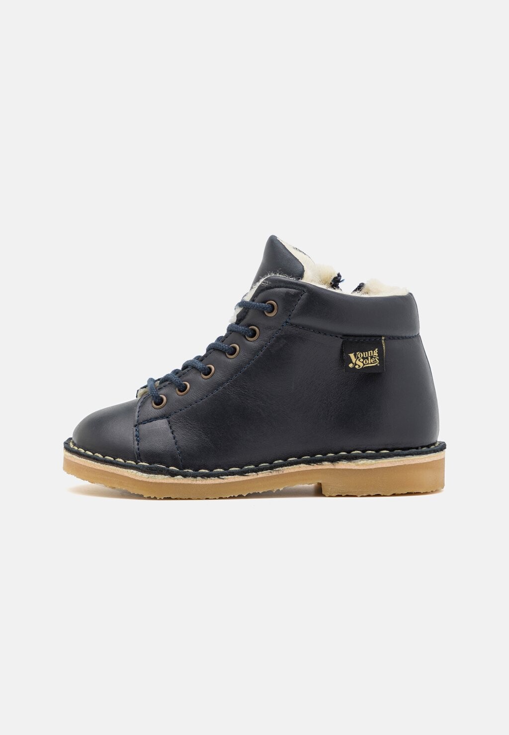 

Ботильоны на шнуровке Fletche Monkey Boot Unisex Young Soles, цвет navy