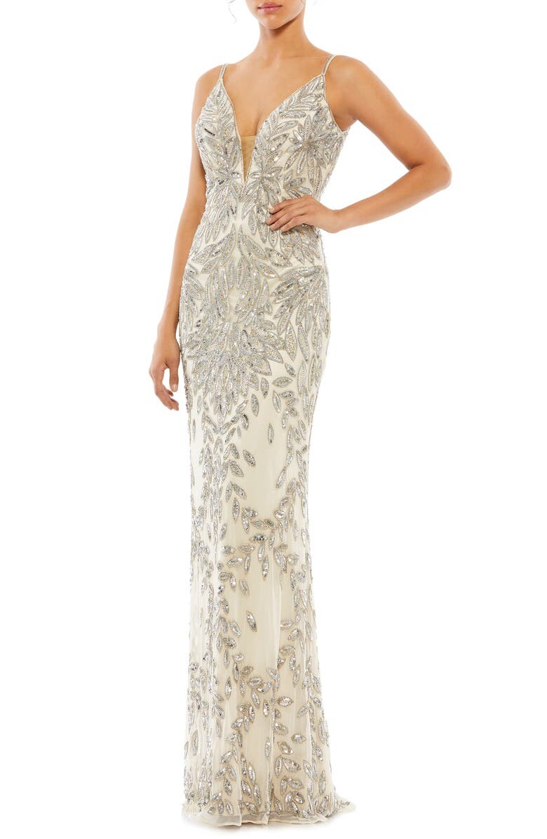 

Платье русалки с пайетками MAC DUGGAL