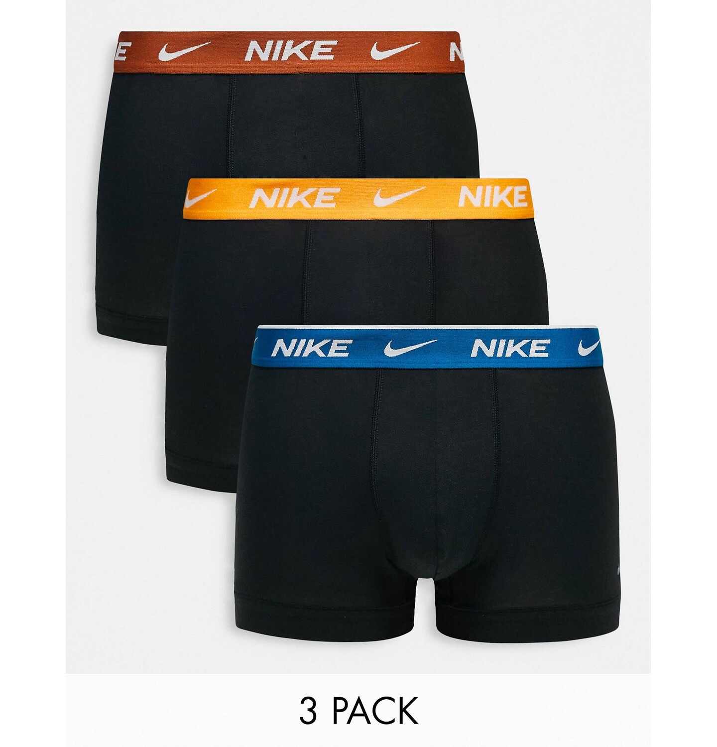

Набор из 3 хлопковых эластичных плавок Nike Dri-Fit разного цвета