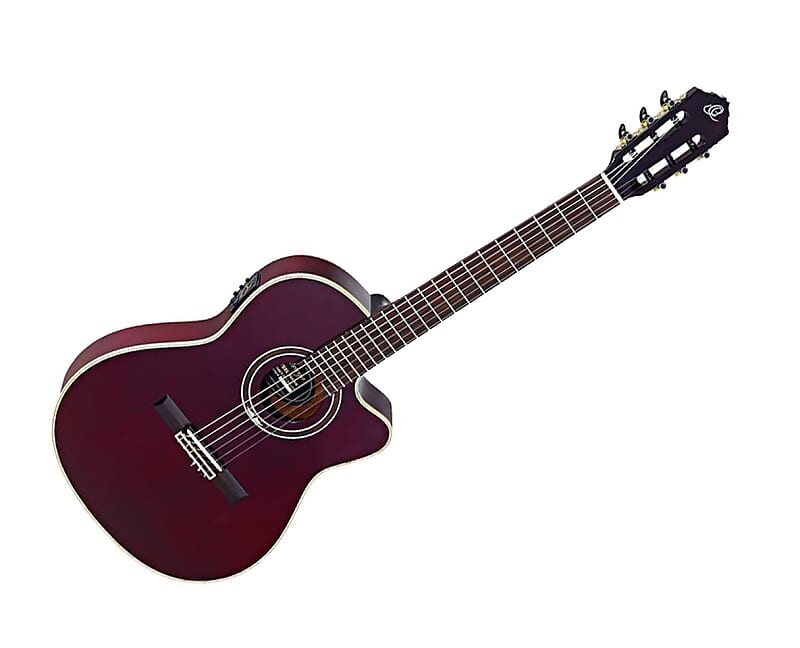 

Акустическая гитара Ortega Guitars RCE138-T4STR Feel Series Slim Neck AE TL Nylon w/ Bag Stained Red
