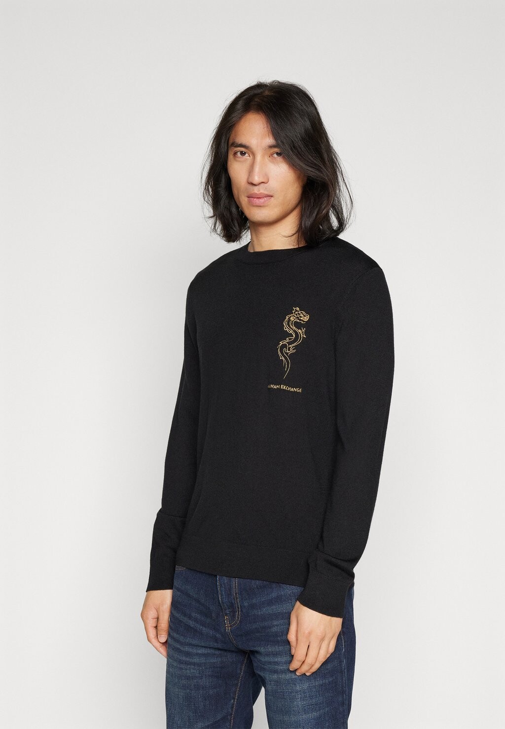 

Свитер Armani Exchange, черный