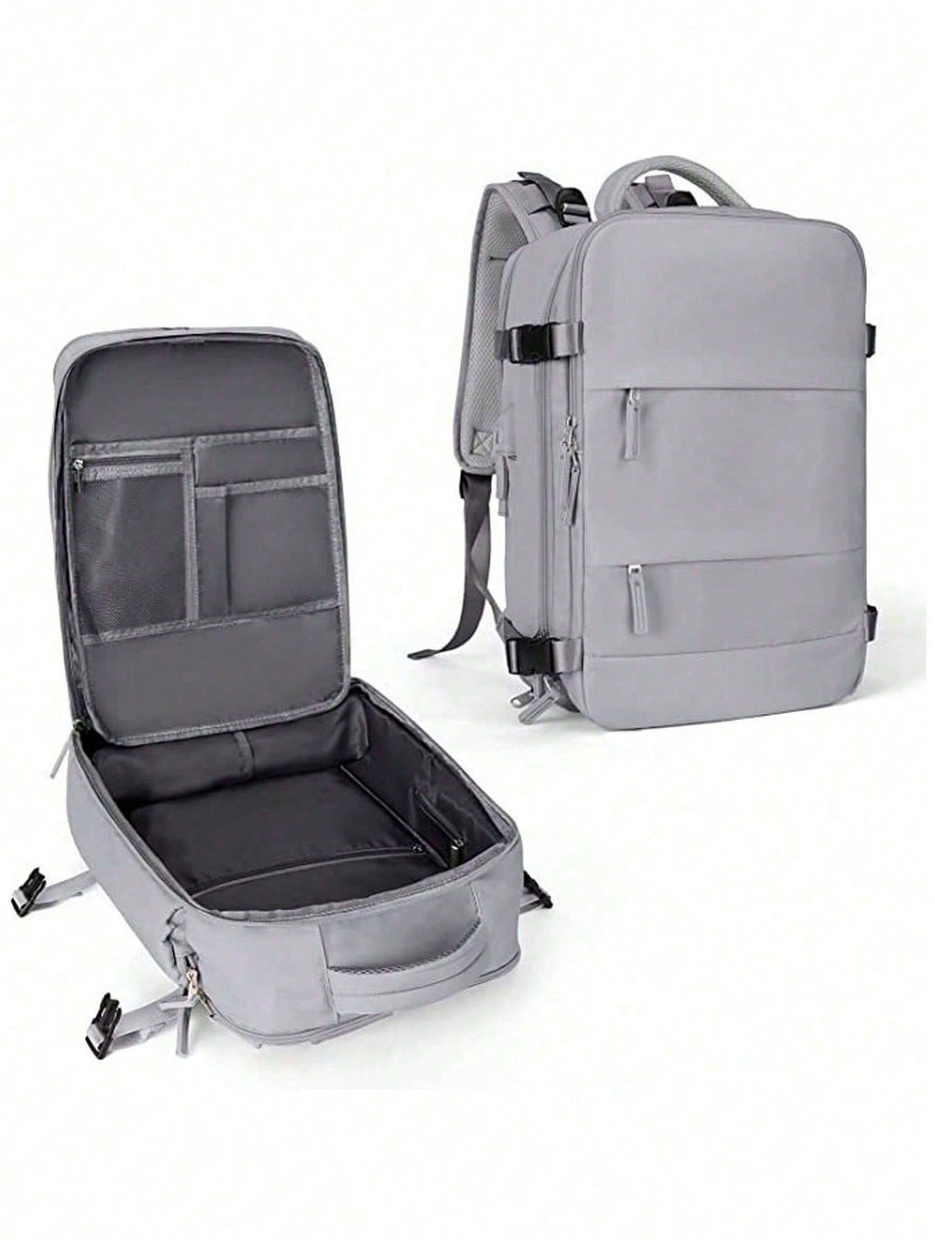Многослойный большой дорожный рюкзак 15, серый вместительный рюкзак bange для мужчин растягивающийся дорожный деловой портфель для ноутбука 17 3 дюйма с usb портом для подзарядки
