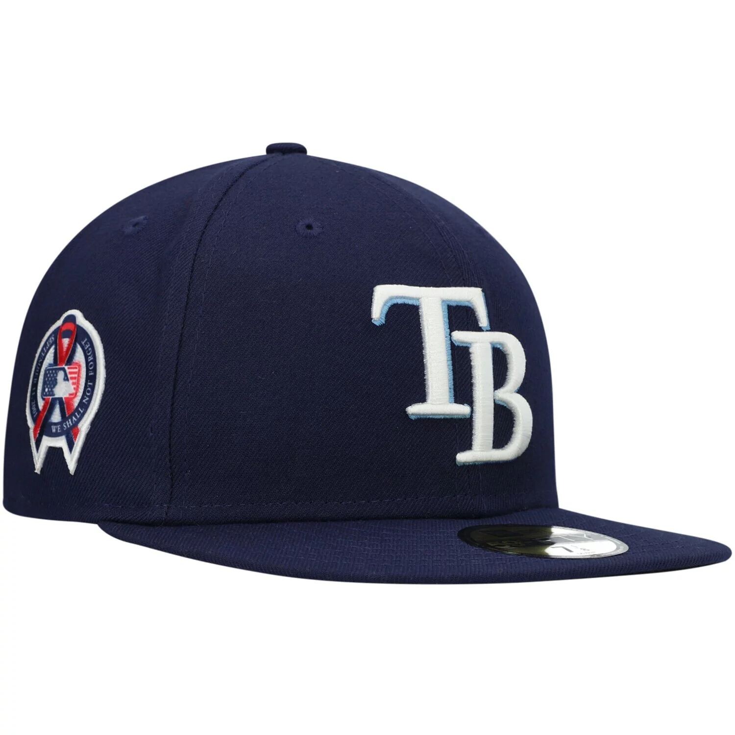 

Мужская бейсболка New Era Navy Tampa Bay Rays с мемориальной нашивкой в ​​честь 9/11 59FIFTY