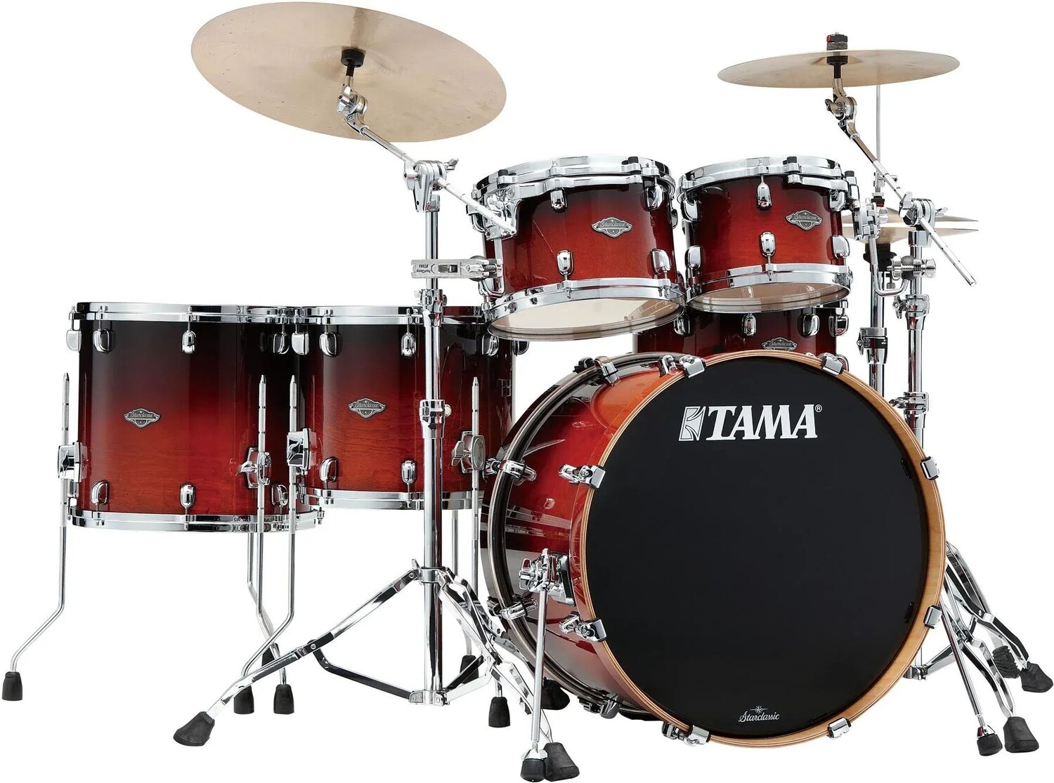 

Набор из 5 предметов Tama Starclassic Performer MBS52RZS — Dark Cherry Fade