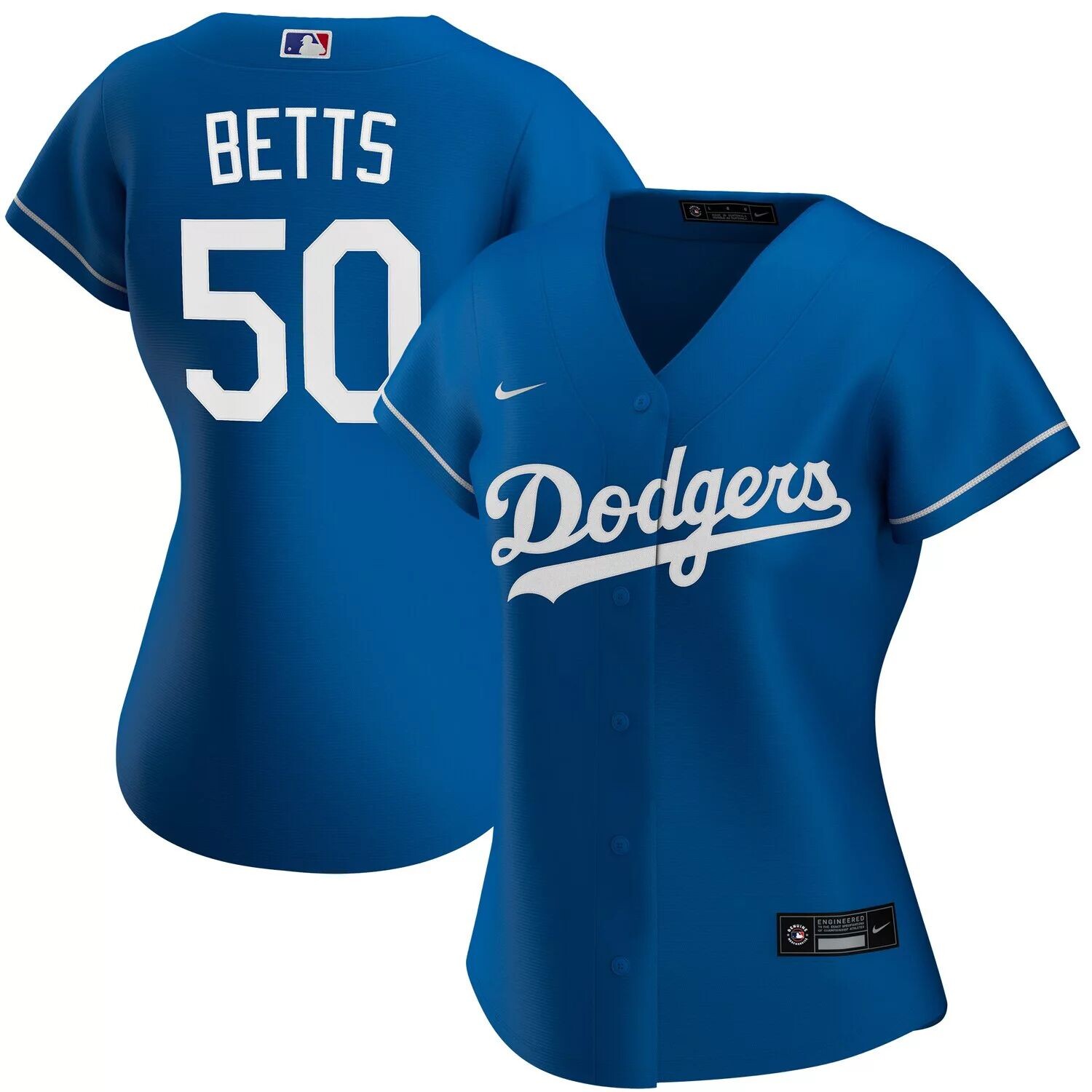 

Женская футболка Nike Mookie Betts Royal Los Angeles Dodgers Alternate Replica Player Nike