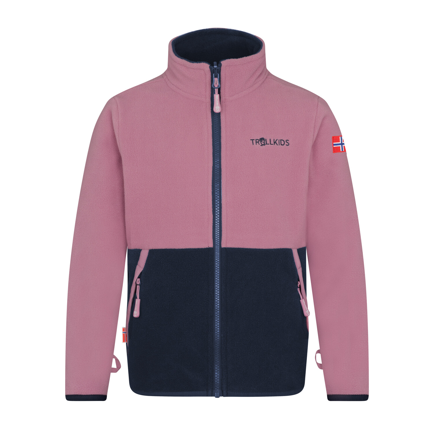 

Флисовая куртка Trollkids Fleece Jacke Storfjord, цвет Marine/Mauve
