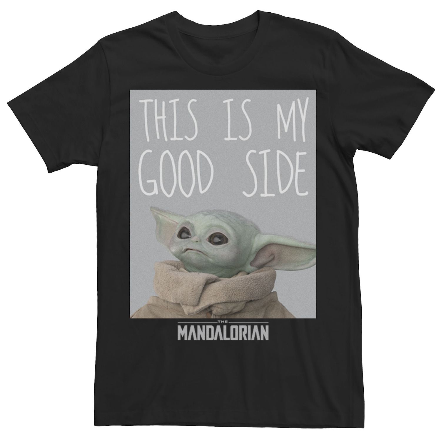 Мужская футболка The Mandalorian The Child This Is My Good Side Tee Star Wars