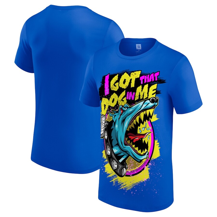 

Футболка с коротким рукавом WWE Authentic Bron Breakker, синий
