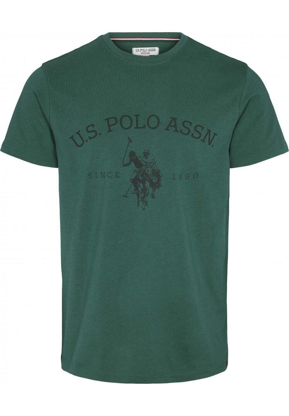 

Футболка с принтом U.S. Polo Assn., темно-зеленый