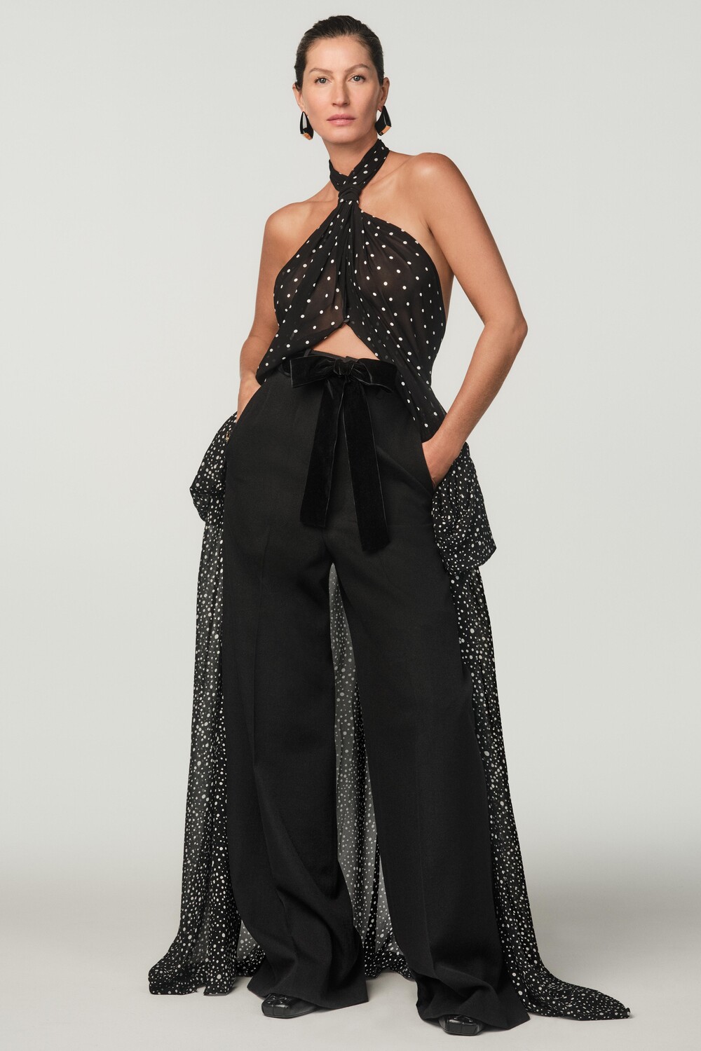 

Брюки из 100% шерсти x stefano pilati ZARA, черный