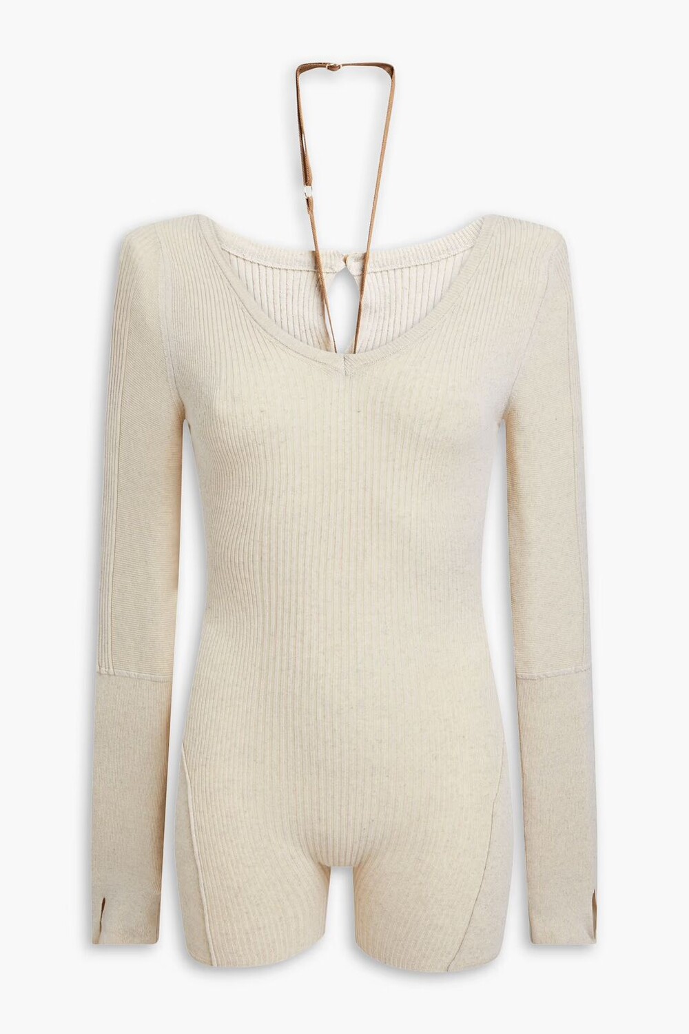 

Комбинезон Cielo в рубчик Jacquemus, крем