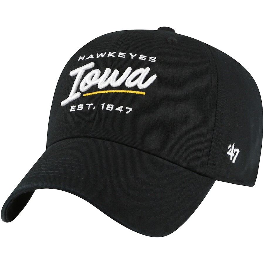 

Бейсболка 47 Iowa Hawkeyes, черный
