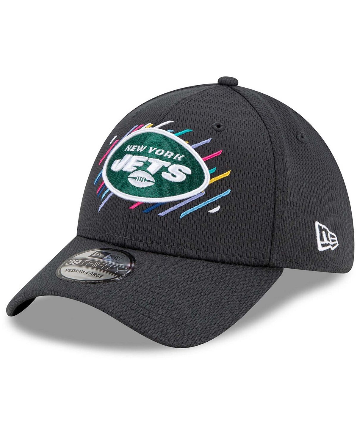 

Мужская гибкая кепка New York Jets 2021 Crucial Catch 39THIRTY New Era