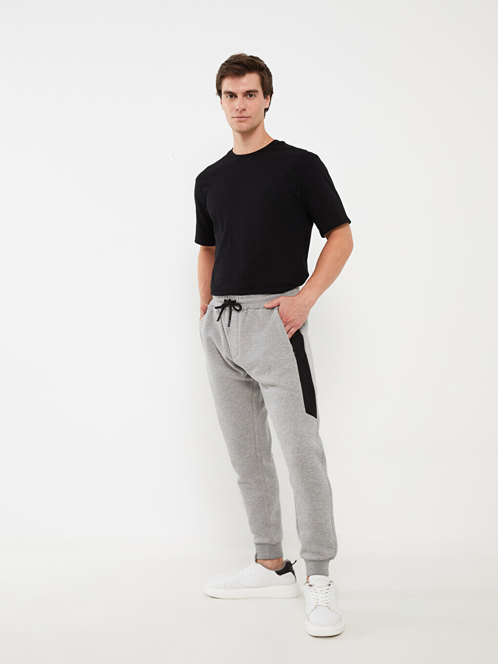 

Мужские спортивные штаны Slim Fit для джоггеров LCW Casual, серый меланж