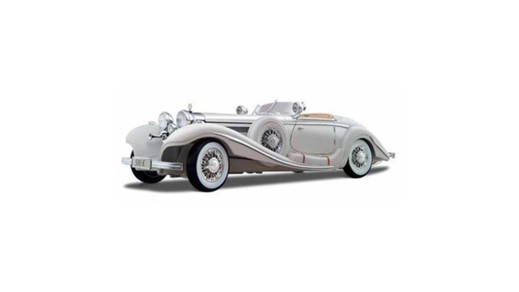 Maisto 1:18 Мерседес 500К Махараджа maisto 1 18 mercedes benz 500k purple classic car simulation alloy car model collection decoration gifts toy
