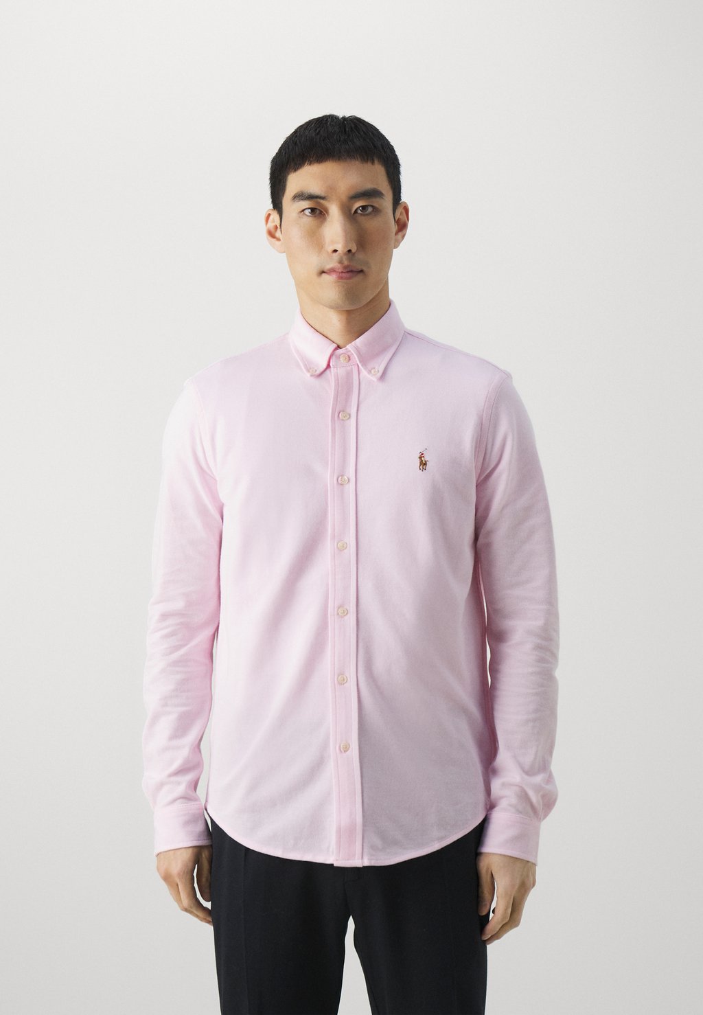 Рубашка Long Sleeve Sport Polo Ralph Lauren, цвет carmel pink