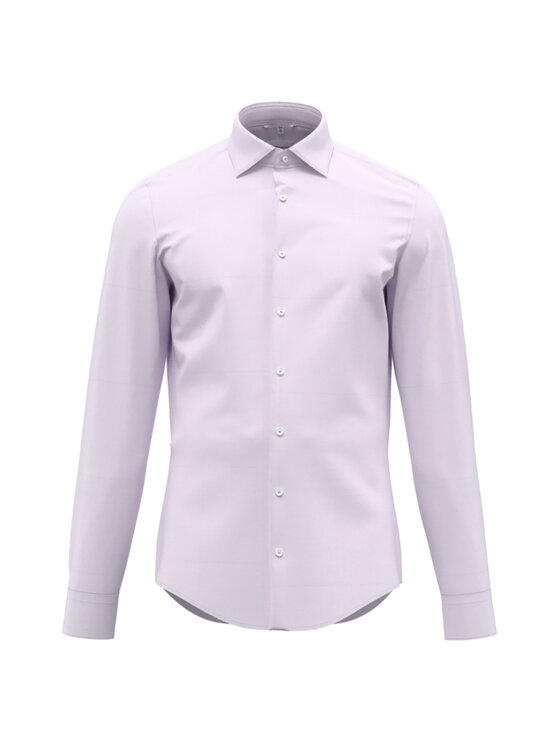 Рубашка узкого кроя Seidensticker, фиолетовый