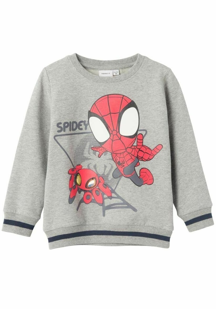 

Толстовка SPIDEY Name it, цвет grey melange