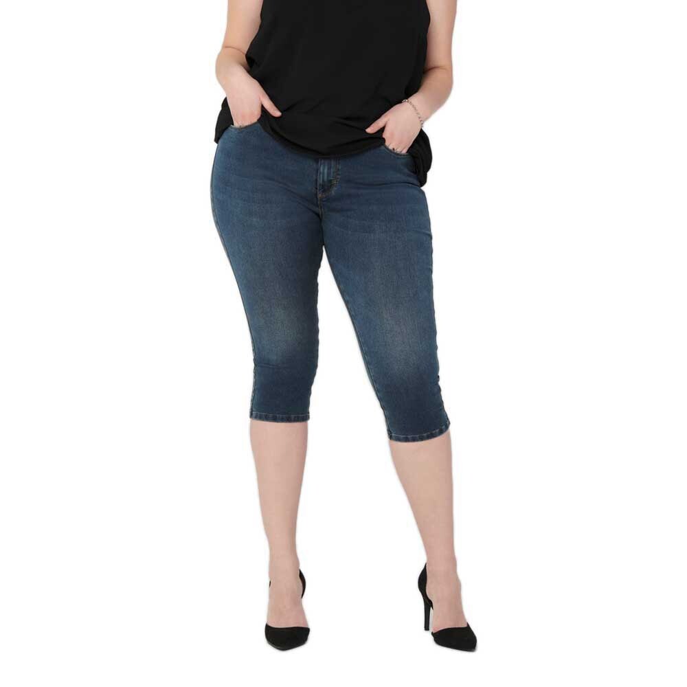 

Джинсы Only Carmakoma Augusta Skinny Fit High Waist Capri, синий
