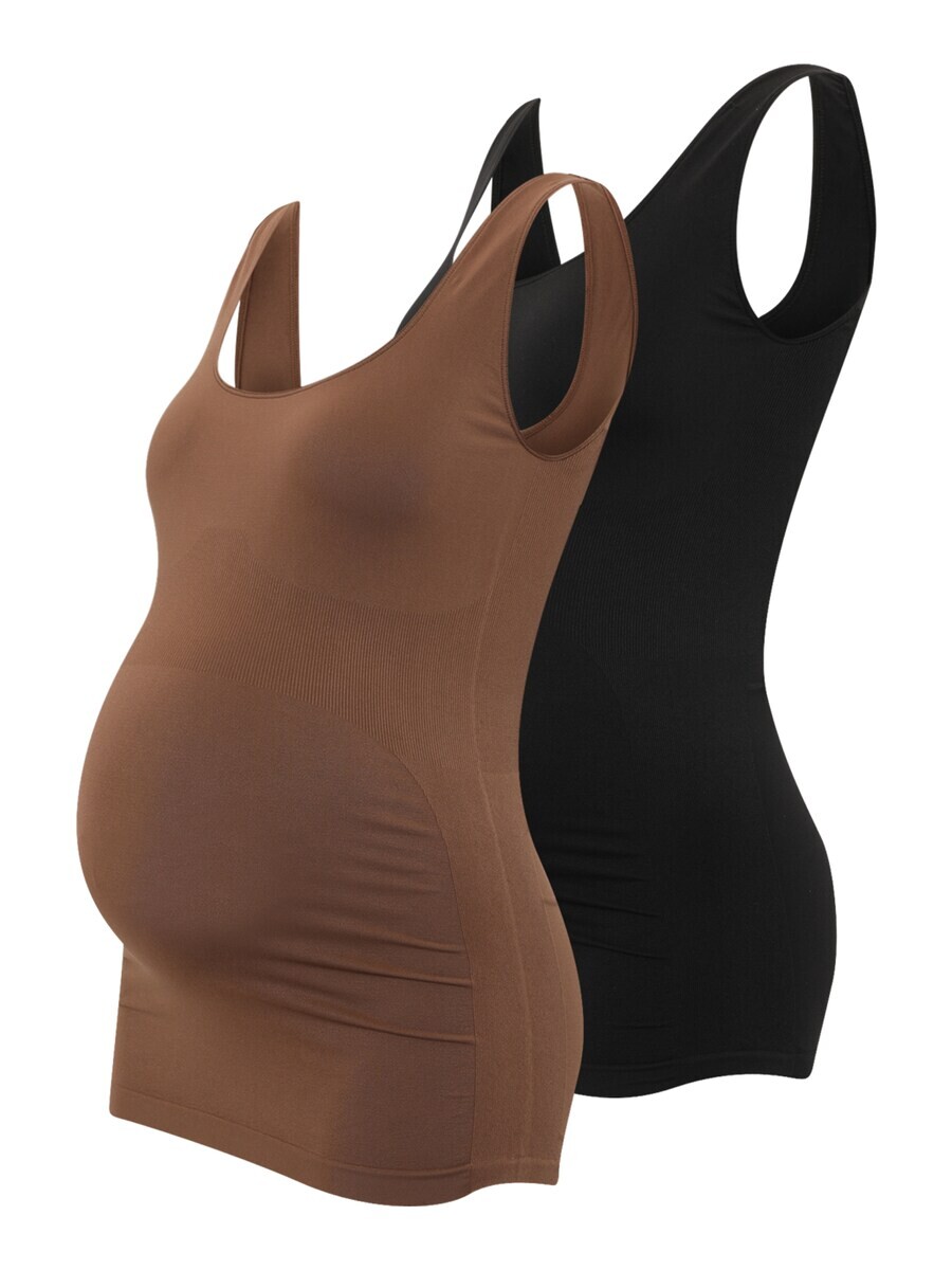 

Топ MAMALICIOUS Top MLHEAL, коричневый/черный