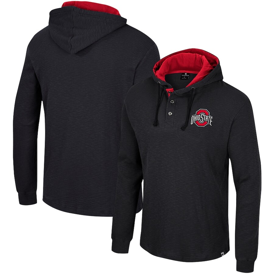 

Футболка с длинным рукавом Colosseum Ohio State Buckeyes, черный