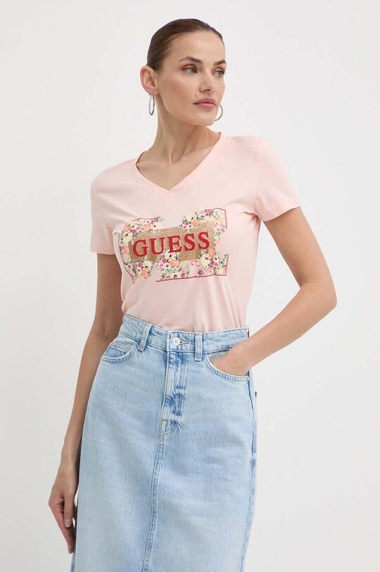 

Футболка Guess, розовый