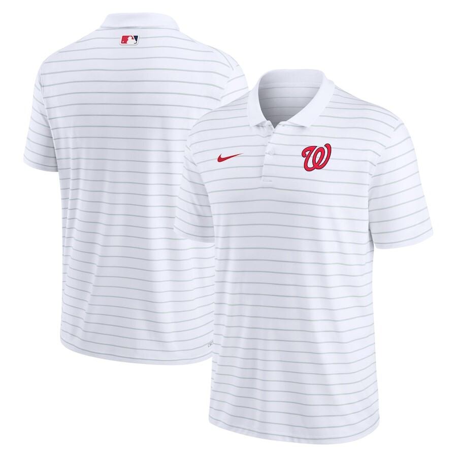 

Поло с коротким рукавом Nike Washington Nationals, белый