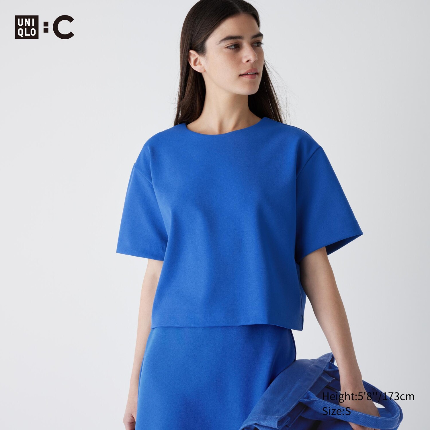 

Плюшевая футболка UNIQLO, синий